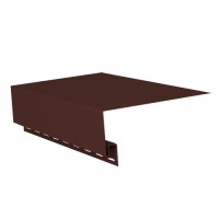 Околооконная планка ПВХ сайдинга GRAND LINE Темный дуб