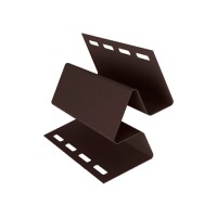 Угол внутренний ПВХ сайдинга GRAND LINE Коричневый