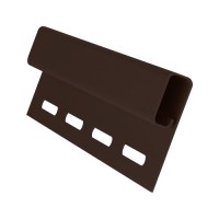 Финишная планка ПВХ сайдинга GRAND LINE Коричневый