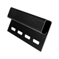 Финишная планка ПВХ сайдинга GRAND LINE Черный