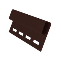 Финишная планка ПВХ сайдинга GRAND LINE Темный дуб