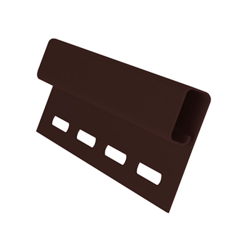 Финишная планка ПВХ сайдинга GRAND LINE Темный дуб