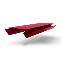 Планка угла внутреннего сложного 2000x75, 0.45 мм RAL 3005