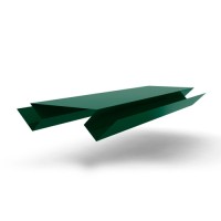 Планка угла внутреннего сложного 2000x75, 0.45 мм RAL 6005