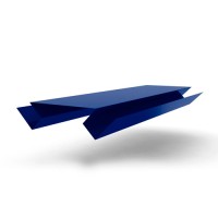 Планка угла внутреннего сложного 2000x75 MATT 0.47 мм RAL 5005