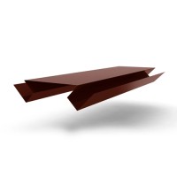 Планка угла внутреннего сложного 2000x75 MATT 0.47 мм RAL 8017