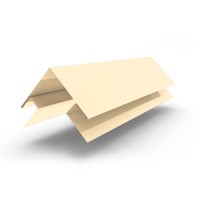 Планка угла наружного сложного 2000x75x75, 0.45 мм RAL 1015