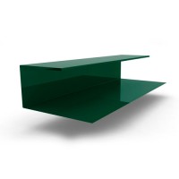 Планка завершающая сложная 2000x30х25 MATT 0.47 мм RAL 6005