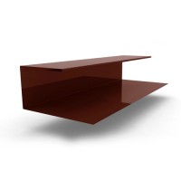 Планка завершающая сложная 2000x30х13 MATT 0.47 мм RAL 8017