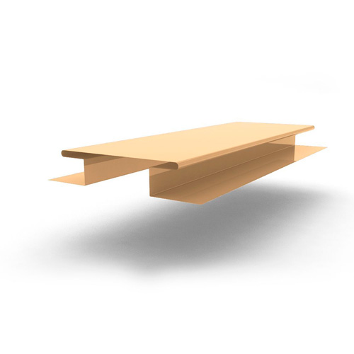 Планка стыковочная сложная 2000x75, 0.45 мм RAL 1014