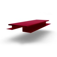 Планка стыковочная сложная 2000x75, 0.45 мм RAL 3005