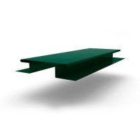 Планка стыковочная сложная 2000x75, 0.45 мм RAL 6005