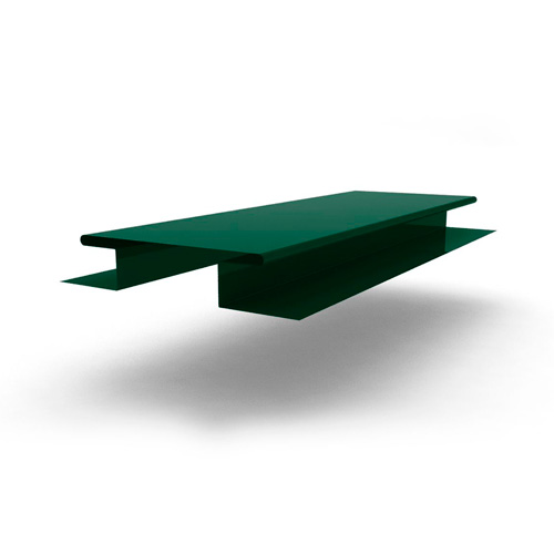 Планка стыковочная сложная 2000x75 MATT 0.47 мм RAL 6005