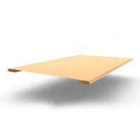 Планка стыковочная 2000x60, 0.45 мм RAL 1014