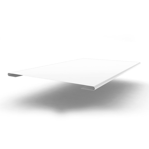 Планка стыковочная 2000x60, 0.45 мм RAL 9003