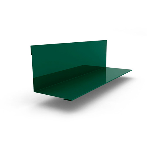 Планка угла внутреннего 2000x100х100 MATT 0.47 мм RAL 6005