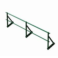 Кровельное ограждение VEGAlite 3000х600мм для фальцевой кровли RAL 6005