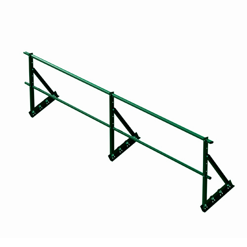 Кровельное ограждение VEGAlite 3000х600мм для фальцевой кровли RAL 6005