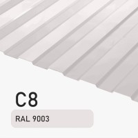 Профлист С8 Полиэстер KZ 0.4 мм RAL 9003