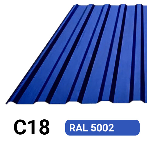 Профлист С18 Полиэстер KZ 0.26 мм RAL 5002