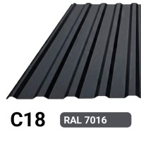 Профлист С18 Полиэстер KZ 0.26 мм RAL 7016