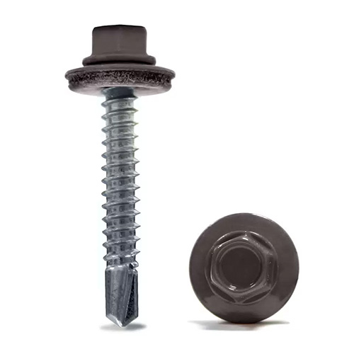 Cаморез кровельный 4,8х38 (250 шт.) RAL 1015 (Китай)