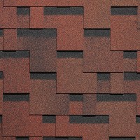 Гибкая Черепица SHINGLAS Финская Аккорд Красный