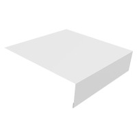 Планка околооконная простая 2м RAL 9003