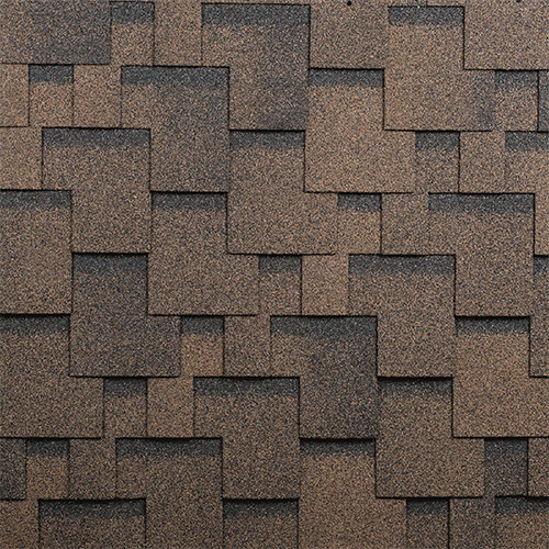 Гибкая Черепица SHINGLAS Финская Аккорд Коричневый