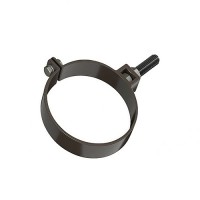 Хомут трубы металл KAZPROM D125 RAL 8017