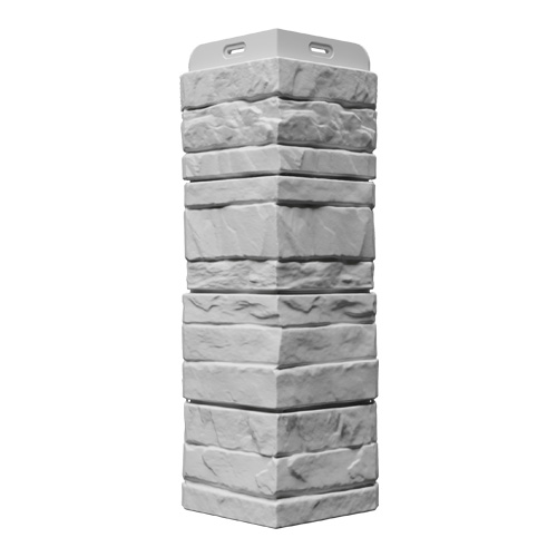 Угол сайдинга Rocky Docke под камень Табак