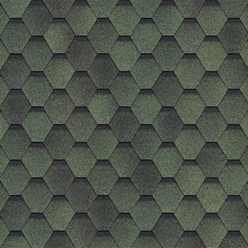 Гибкая Черепица SHINGLAS Финская Соната Зеленый