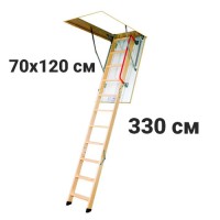 Чердачная лестница FAKRO LWK деревянная 70х120х330