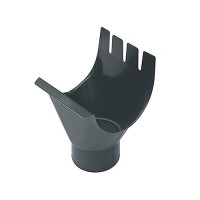 Воронка врезная металл KAZPROM D100 RAL 7024