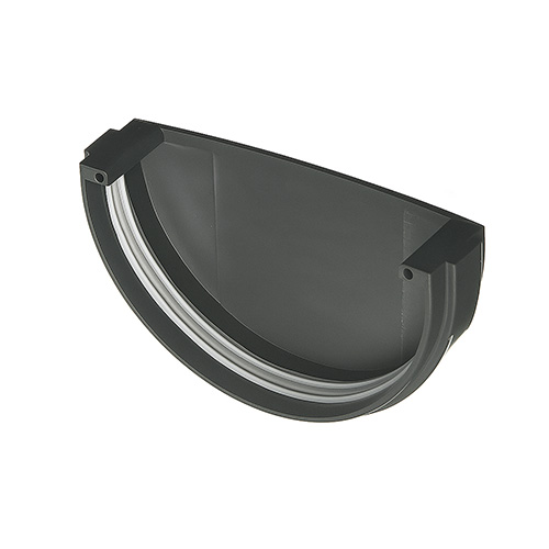 Заглушка желоба металл KAZPROM D200 RAL 7024