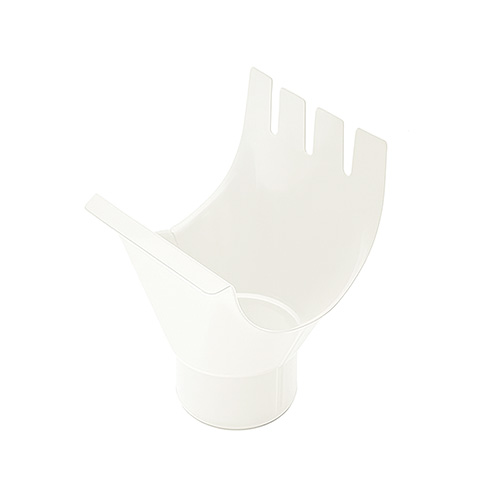 Воронка врезная металл KAZPROM D100 RAL 9003