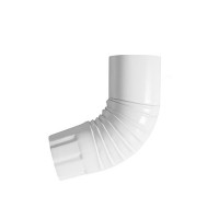 Гофроколено (верхнее, нижнее) металл KAZPROM D150 RAL 9003