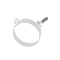 Хомут трубы металл KAZPROM D180 RAL 9003