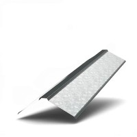 Планка конька фигурного 100х100х2000 0.45мм Цинк