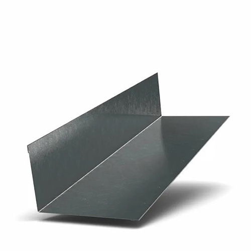 Планка примыкания верхняя 250х147х2000 0.45мм Цинк