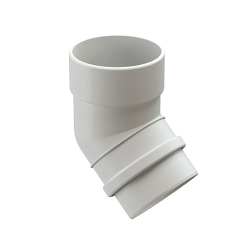 Колено 45° Döcke LUX Пломбир