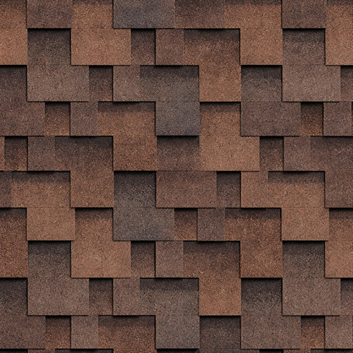 Гибкая Черепица SHINGLAS Фокстрот кедр