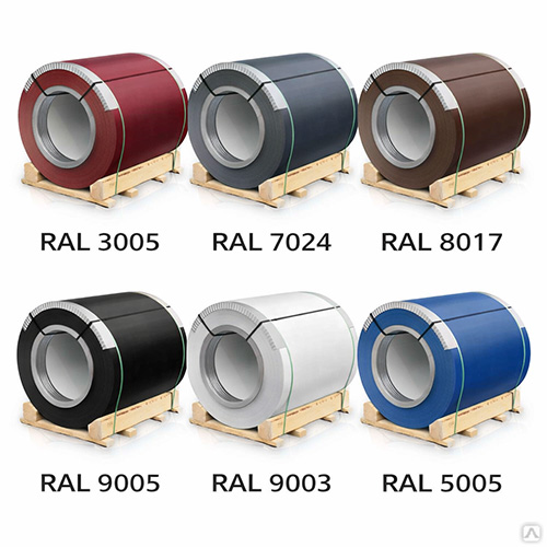 Рулон оцинкованный с полимерным покрытием