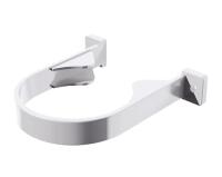 Хомут крепления трубы ТЕХНОНИКОЛЬ ПВХ 125х82 Белый RAL 9003