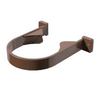 Хомут крепления трубы ТЕХНОНИКОЛЬ ПВХ 125х82 Коричневый RAL 8017