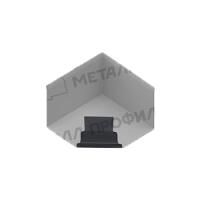 Угол желоба 120x86 внутренний МЕТАЛЛ ПРОФИЛЬ БЮДЖЕТ RAL 7024