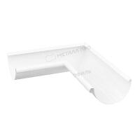 Угол желоба внутренний МЕТАЛЛ ПРОФИЛЬ GSLite 125x90 Белый RAL 9003