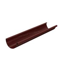 Желоб водосточный 3м МЕТАЛЛ ПРОФИЛЬ GSLite 125x90 Шоколад RAL 8017