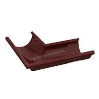 Угол желоба наружный МЕТАЛЛ ПРОФИЛЬ GSLite 125x90 Шоколад RAL 8017