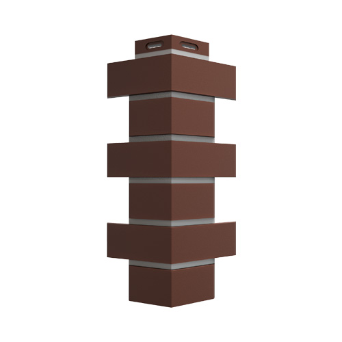 Угол Фасадной панели Döcke STANDARD Флемиш Коричневый